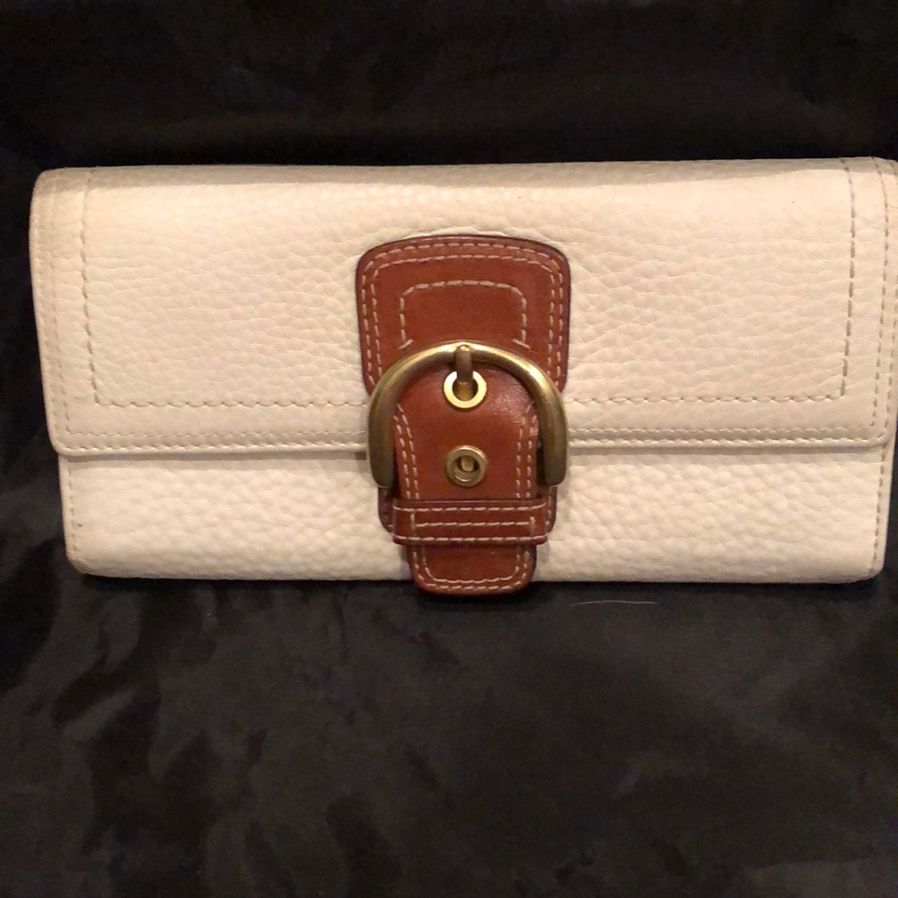 Coach Cream leather Wallet